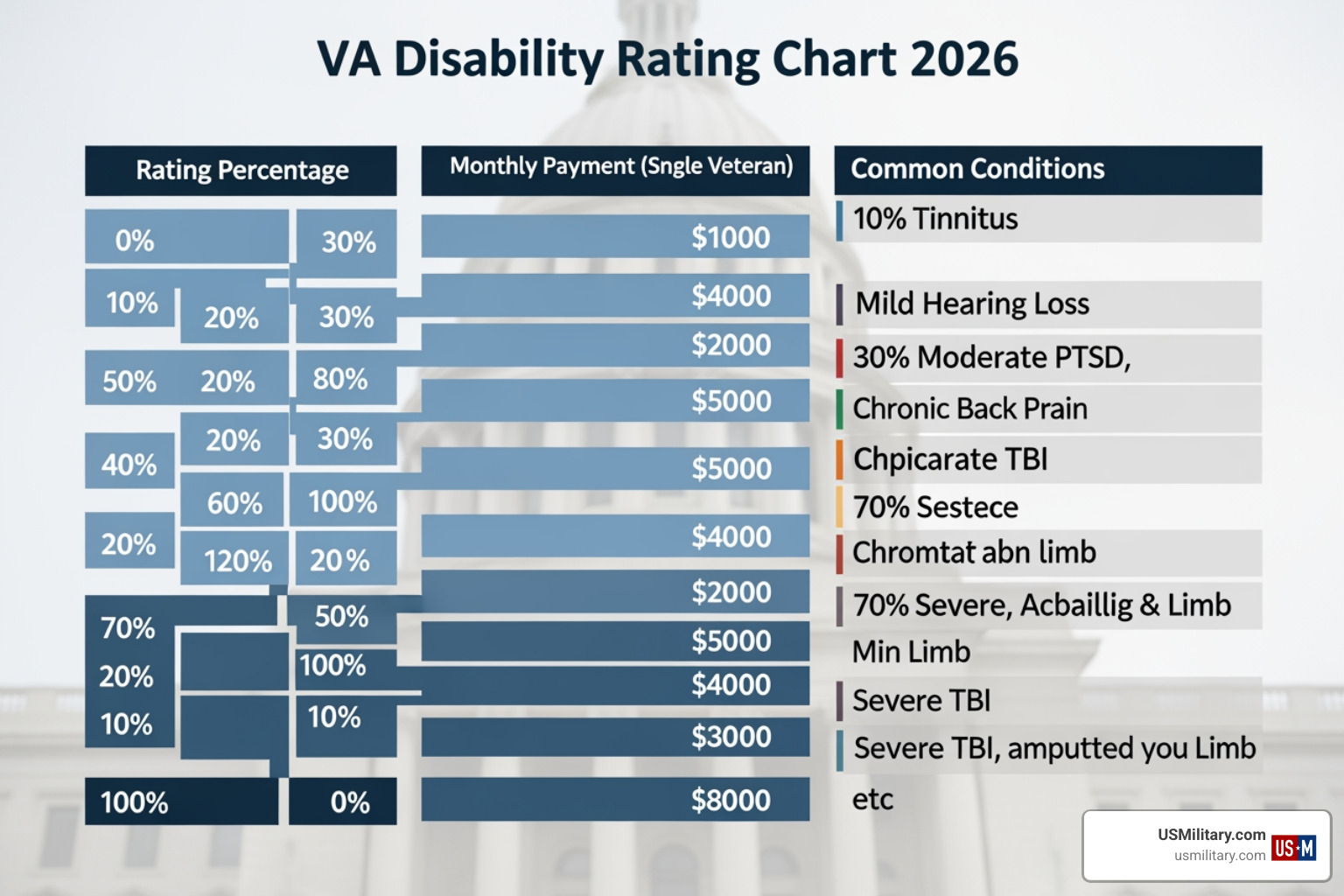 Va Disability Conditions List and Ratings Pdf