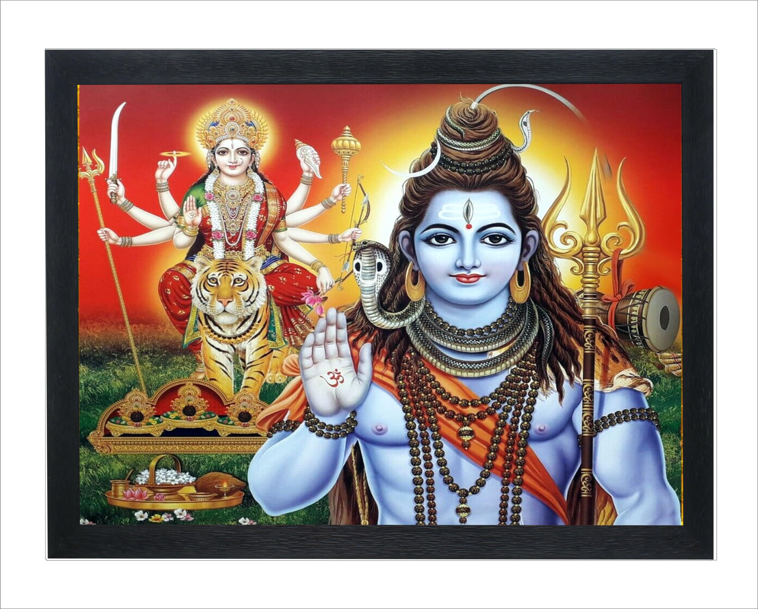 Maa Durga and Lord Shiva