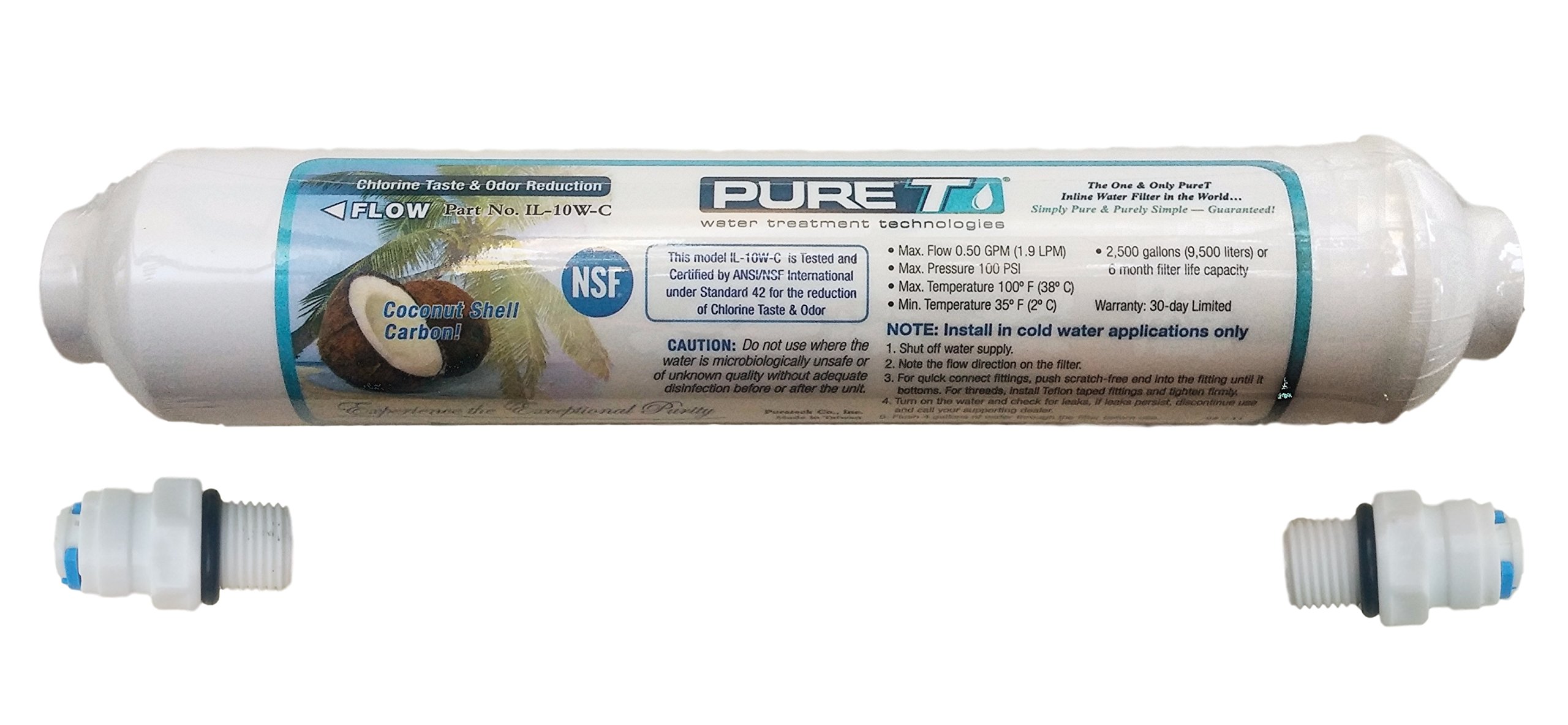 Inline Granulated Activated Carbon Filter
