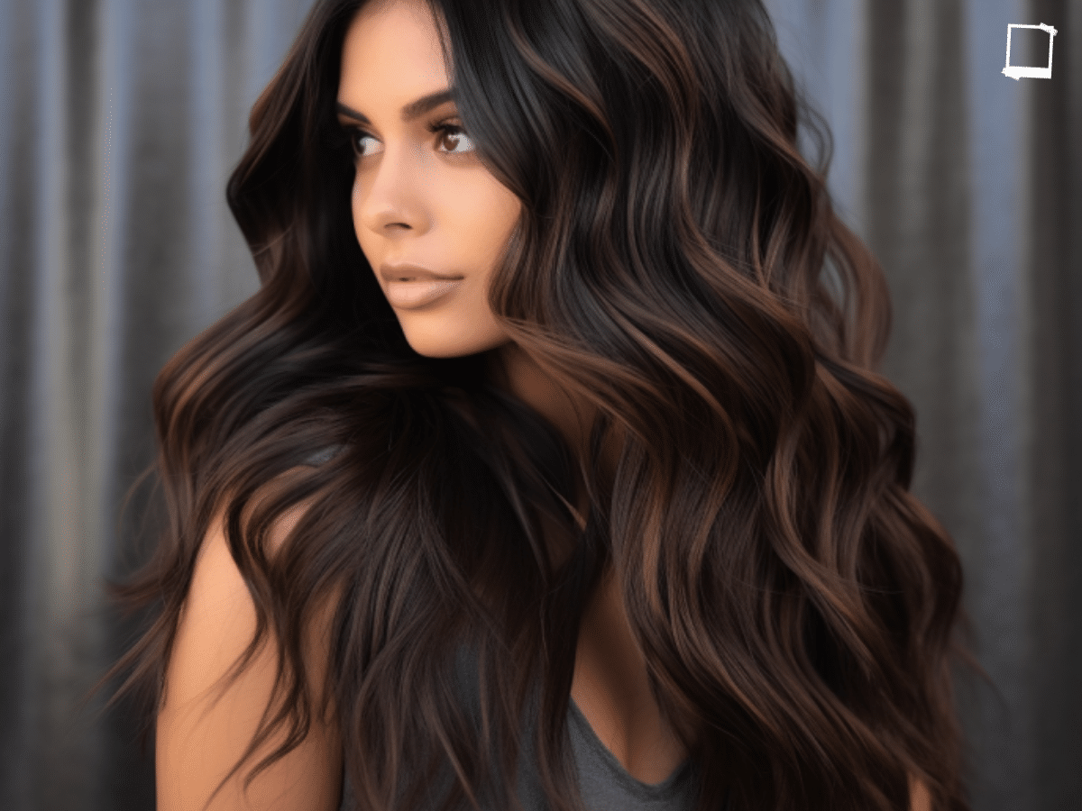 Warm Black Hair Colour
