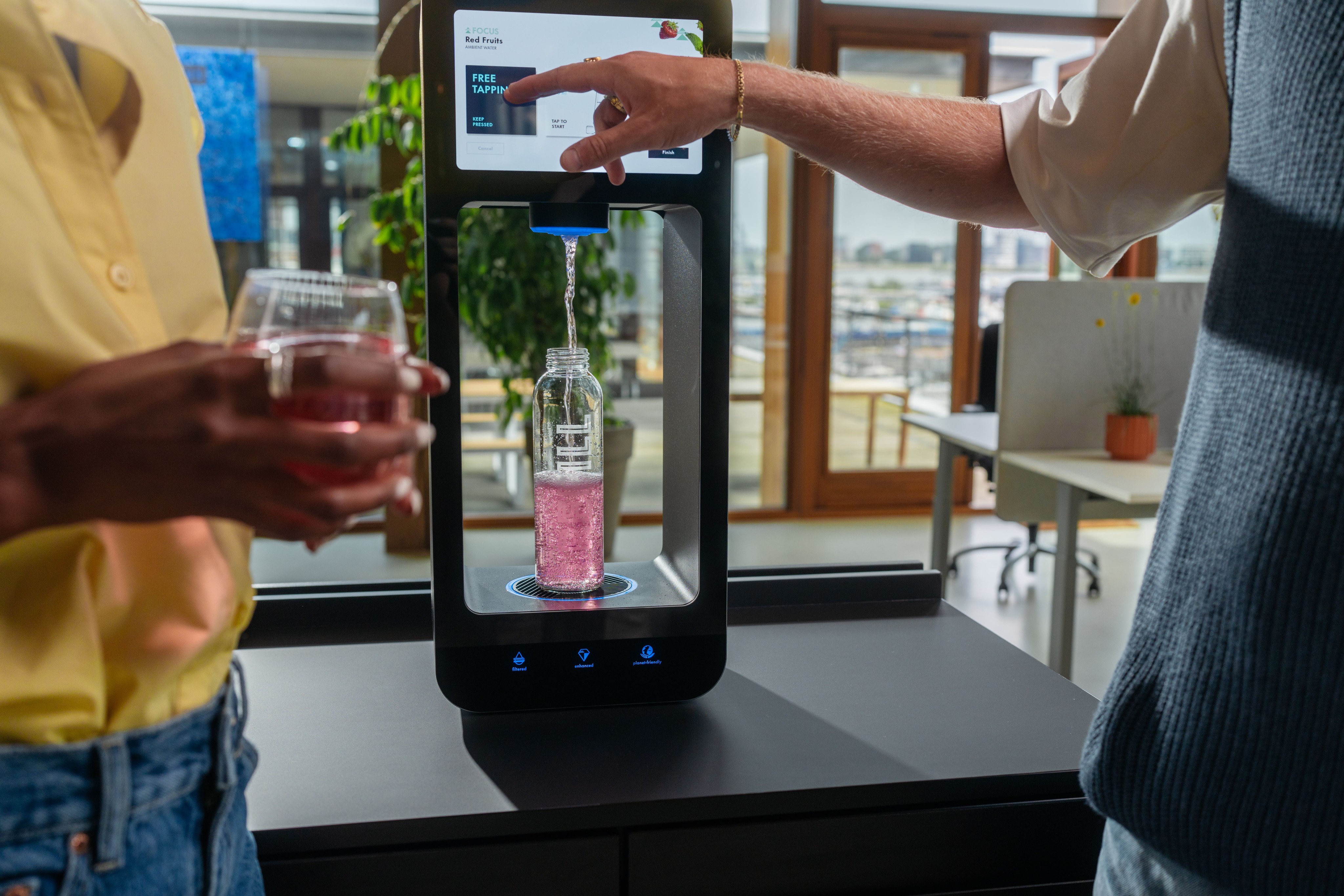 Evaluate the Water Filtration Company Blu on Flavored Water Dispenser
