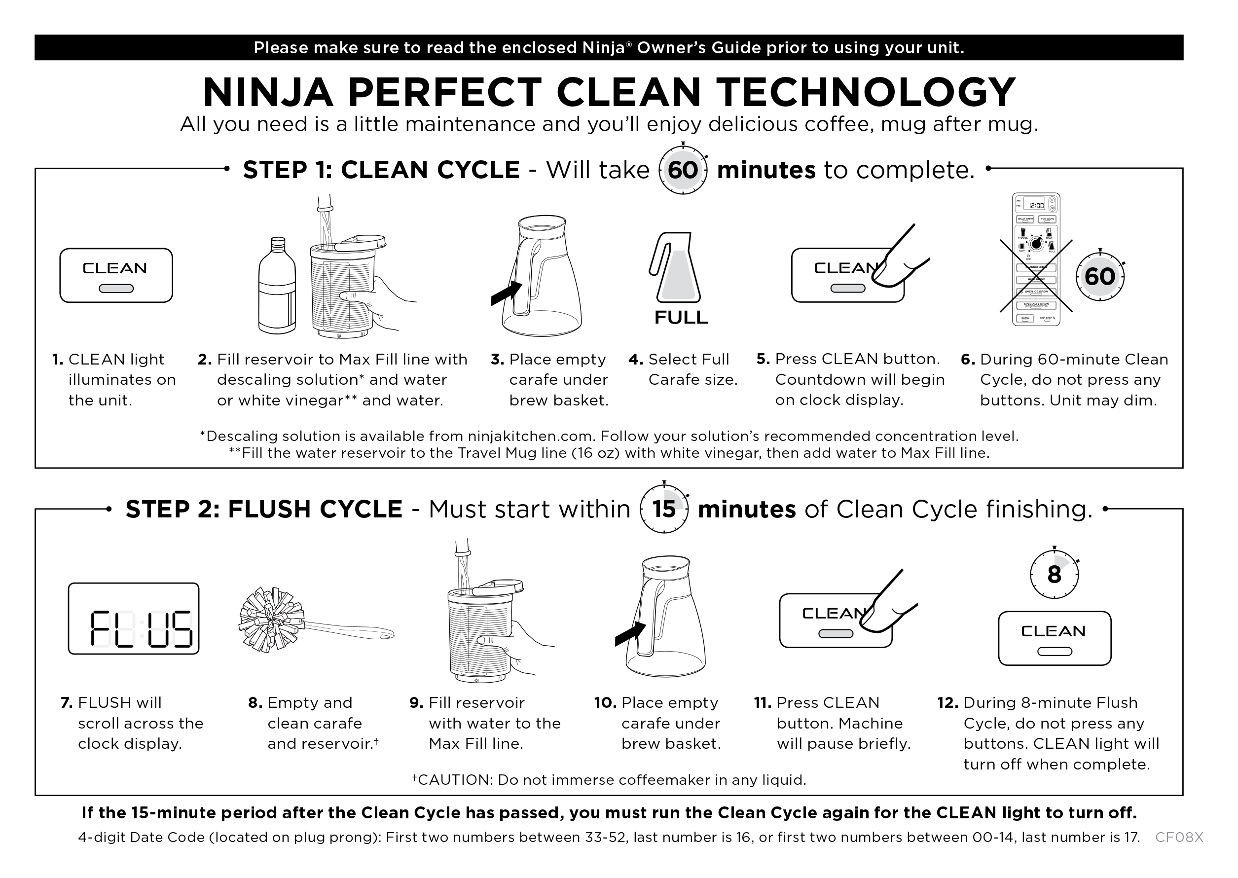 Cleaning Instructions for Ninja Coffee Maker
