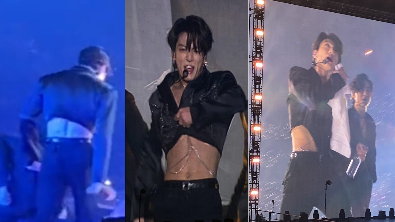 Jungkook in a Crop Top