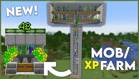 How Do You Make a Xp Farm in Minecraft
