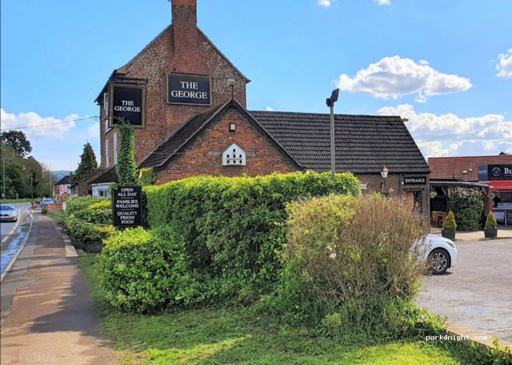 The Riverside Caravan Park at the George Inn