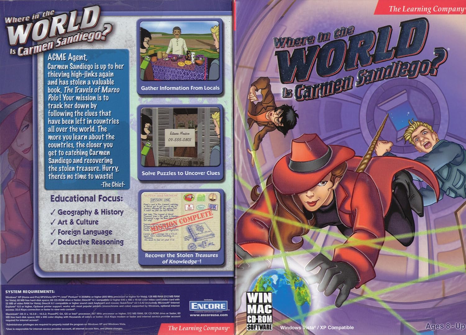 Carmen Sandiego 1999 Play on Mac Emulator