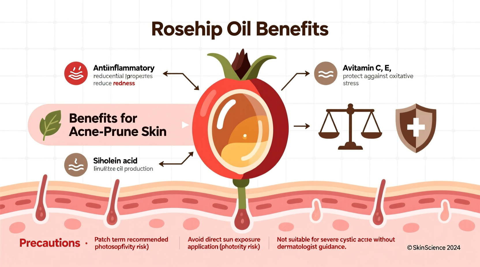 Rosehip Oil for Pimples