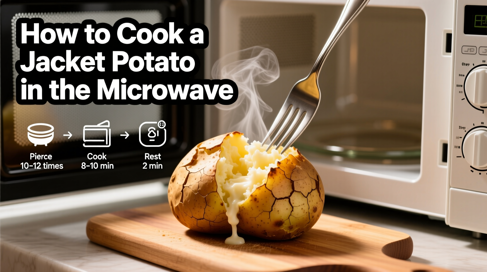 Jacket Potatoes in a Microwave