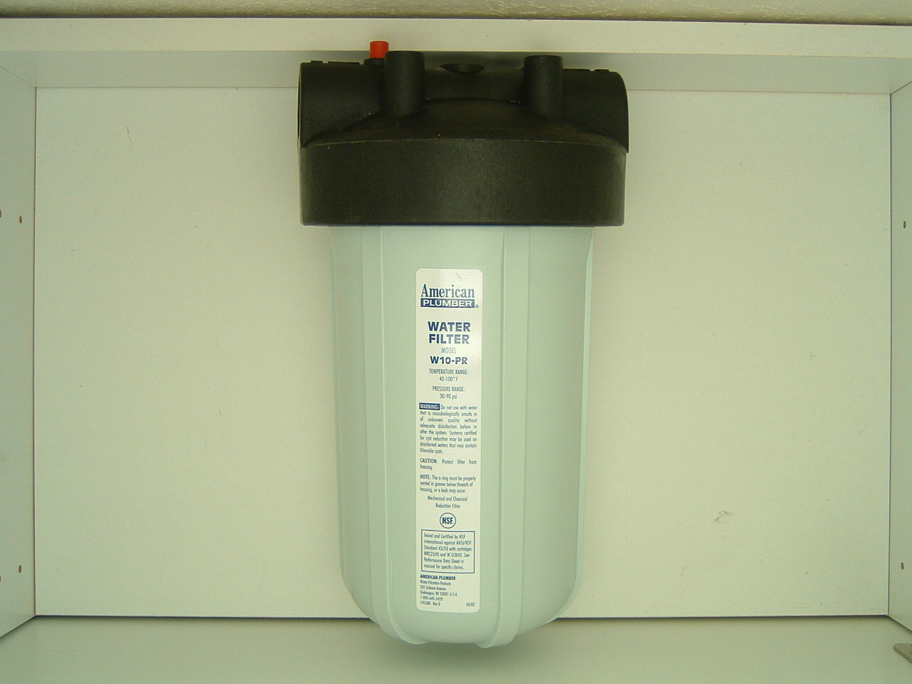 American Plumber Water Filter Model W10 Bc