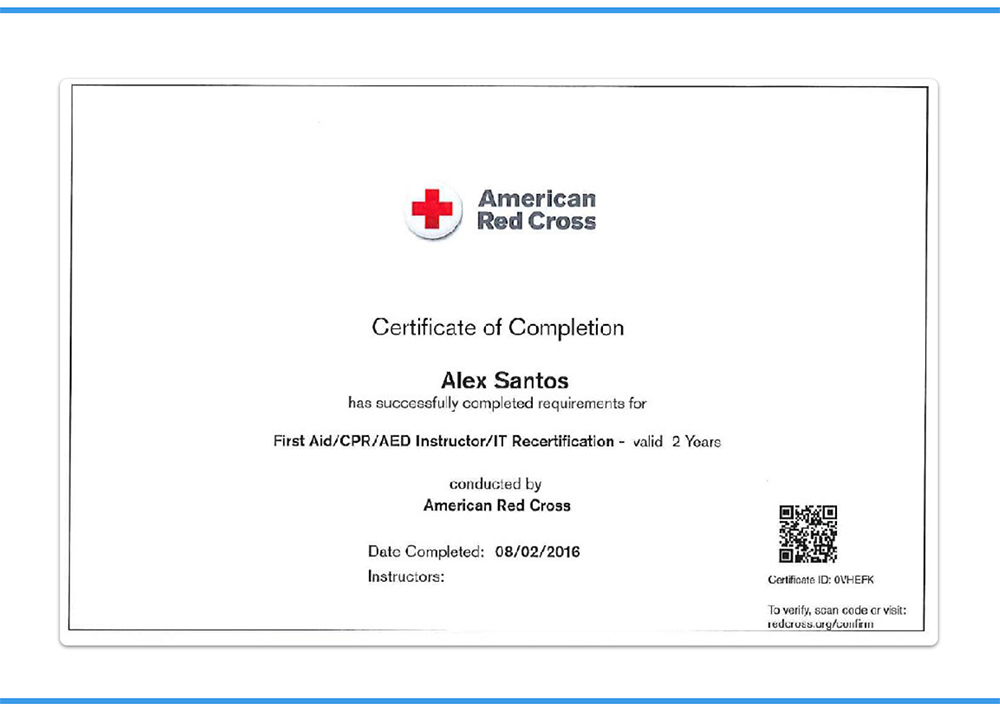 American Red Cross Cpr Instructor Certification
