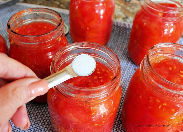 How Much Canning Salt for Tomatoes