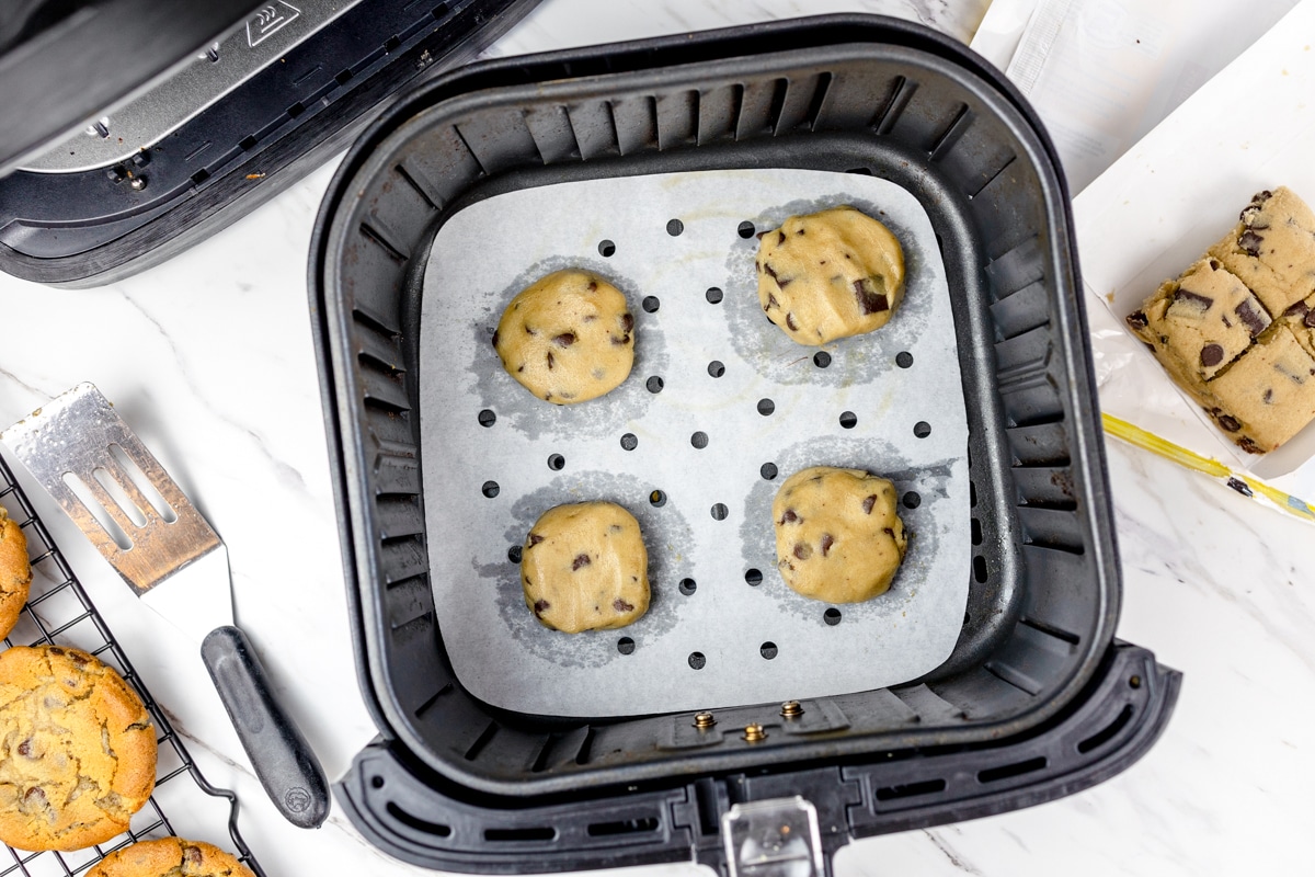How to Air Fry Cookie Dough