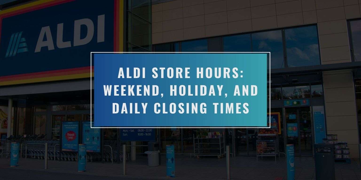 Does Aldi Open at 9.30 on a Sunday for Browsing