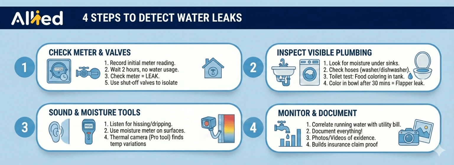 How to Detect a Water Leak in Your House