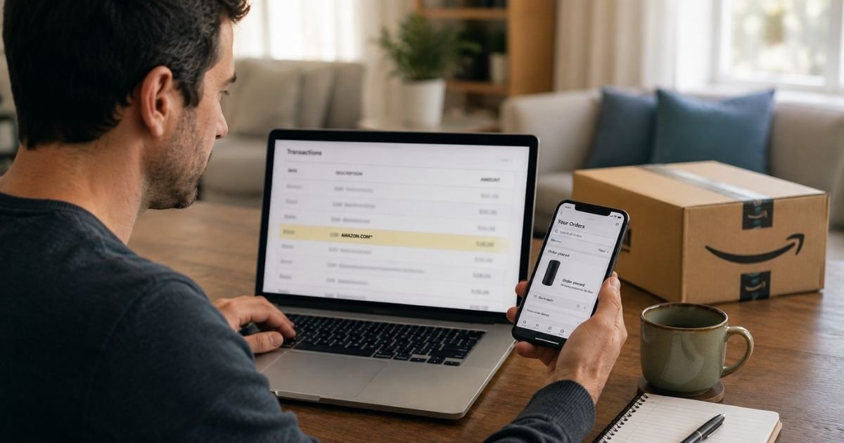 Amazon Reta Charge on Bank Statement