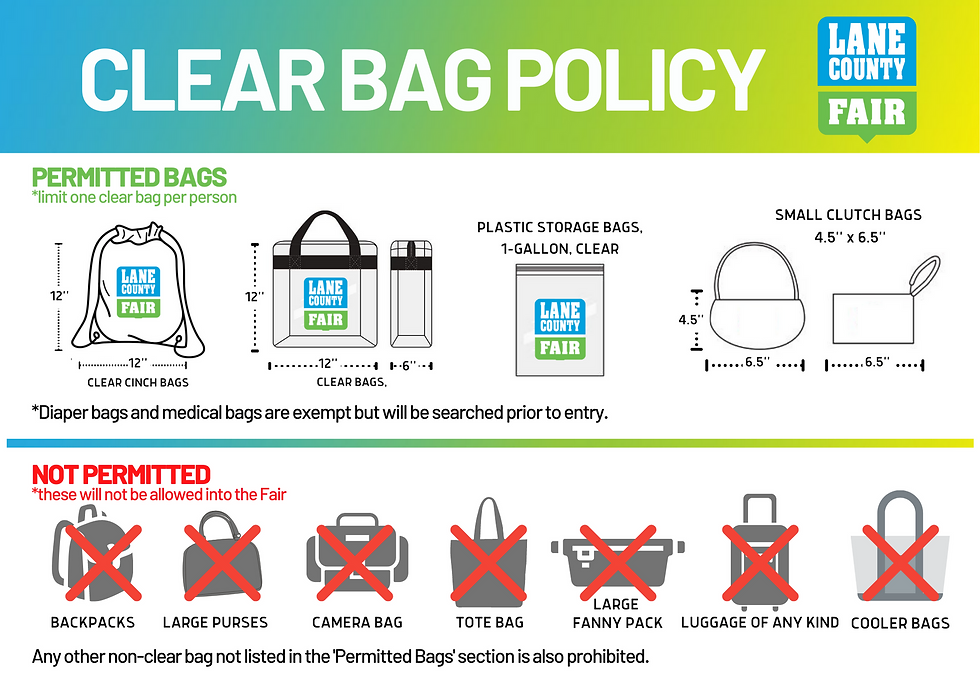 Wa State Fair Bag Policy