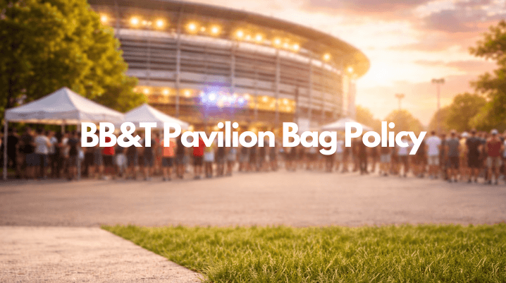Bb&T Pavillion Bag Policy