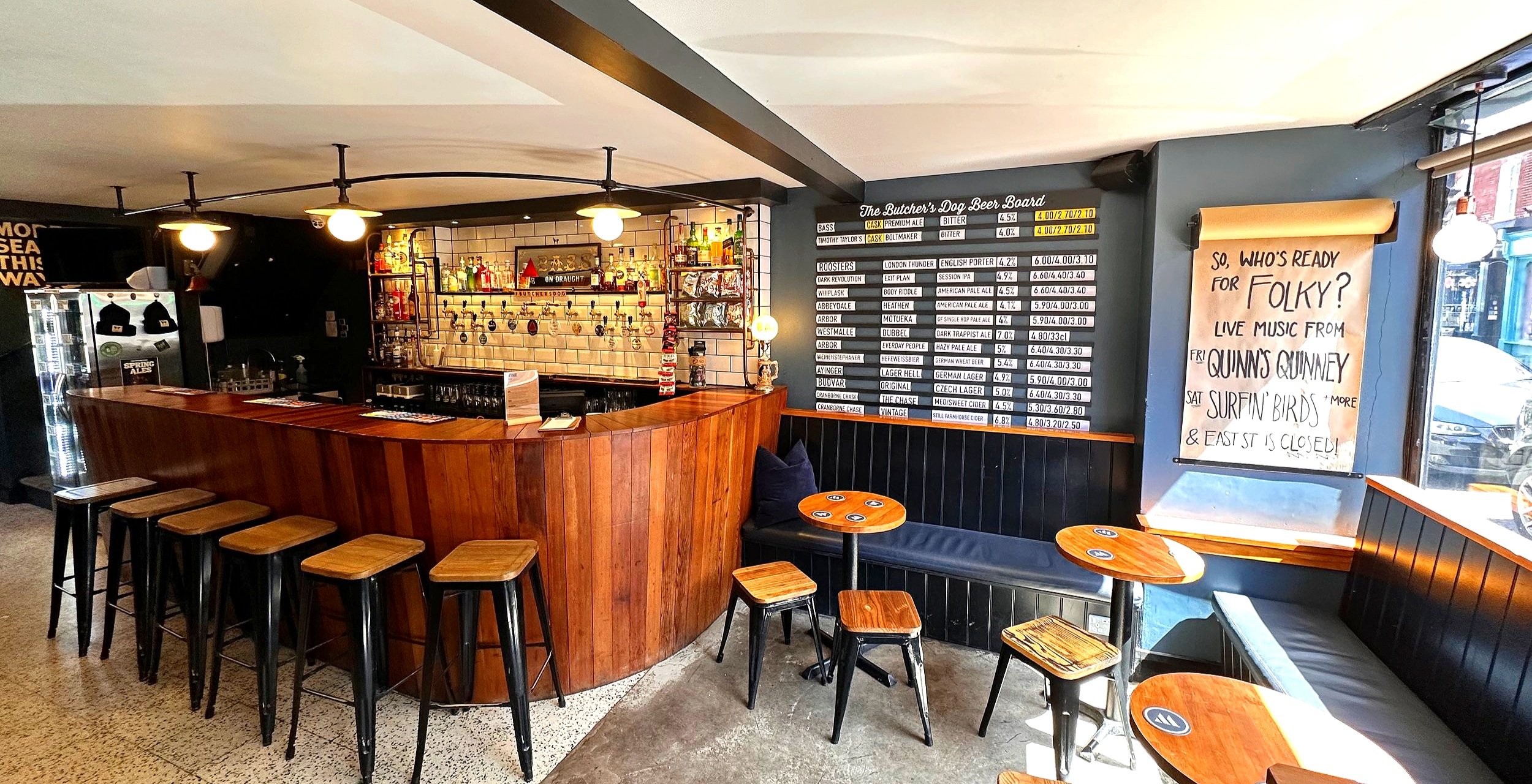 The Butcher's Dog Bar & Bottle Shop Wimborne