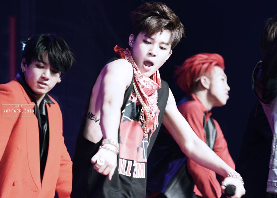 Jungkook with Red Tank Top
