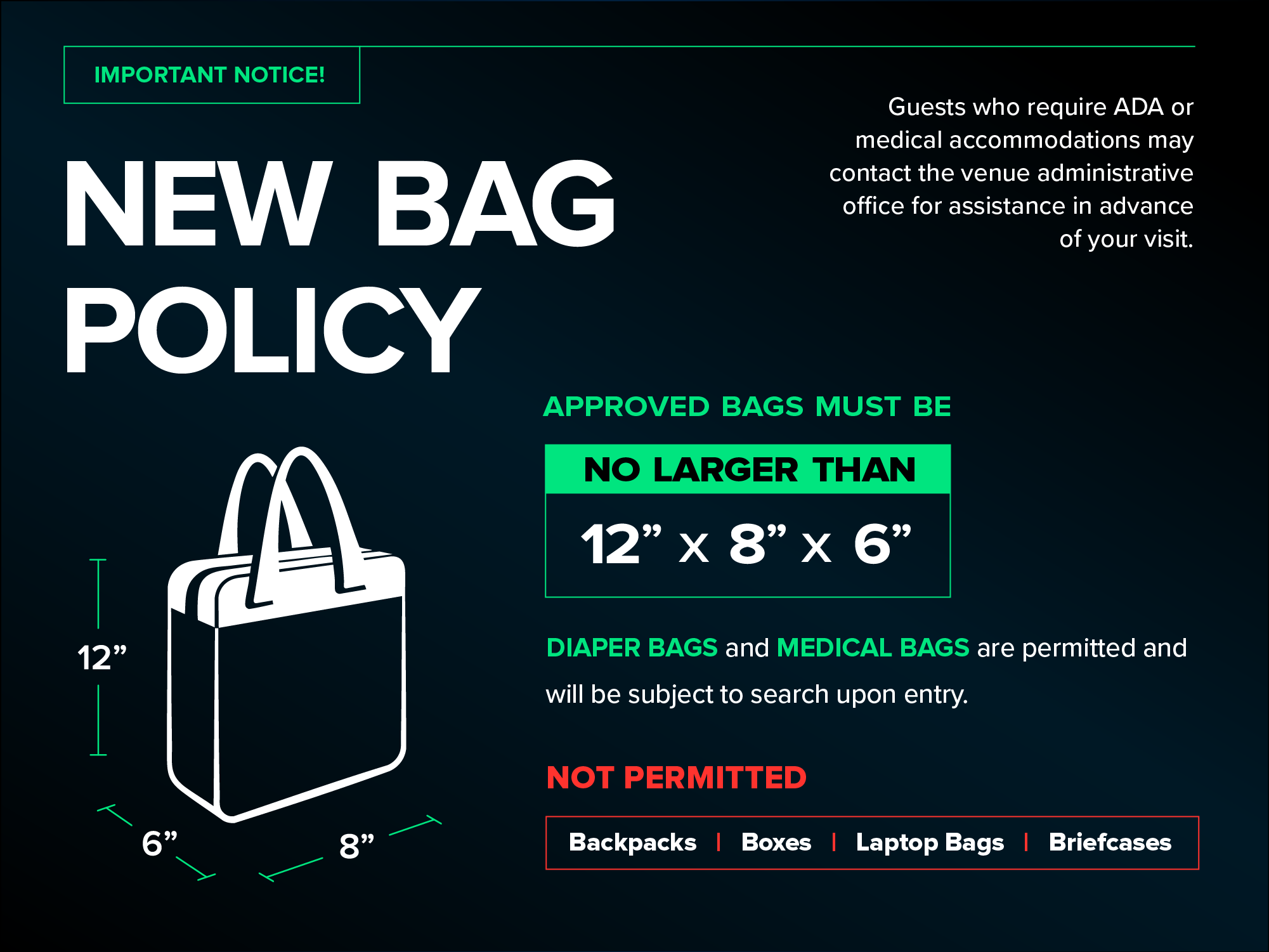 Bag Policy at Kings Dominion