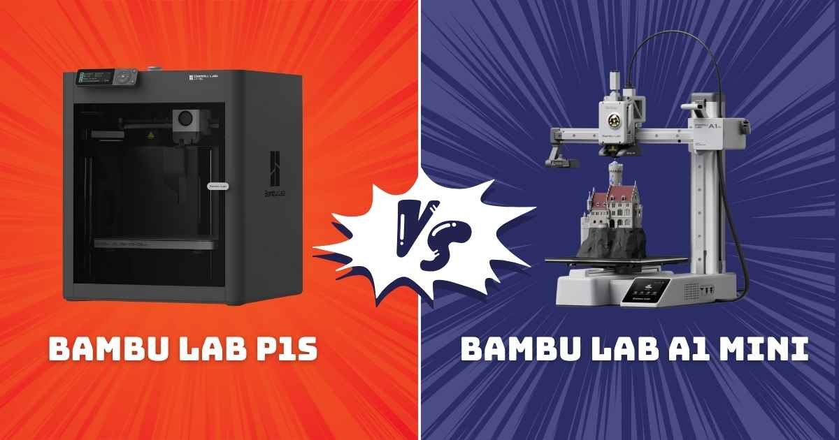 Bambu Lab P1S 3D Printer vs A1