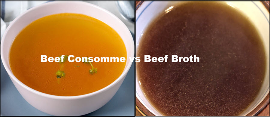 Consomme vs Broth vs Stock