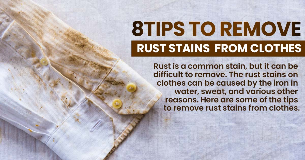 Does Rust Come out of Clothes