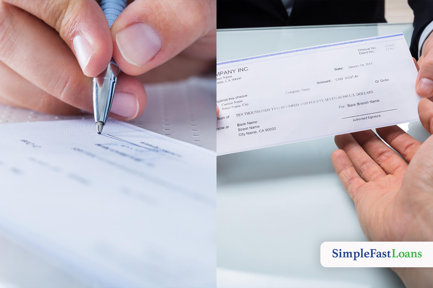 How to Make a Cheque Payable to Someone Else