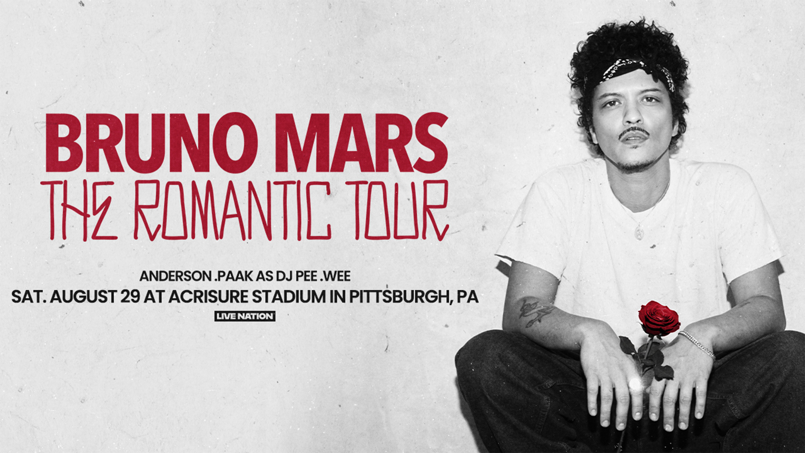 When Is Bruno Mars in Concert