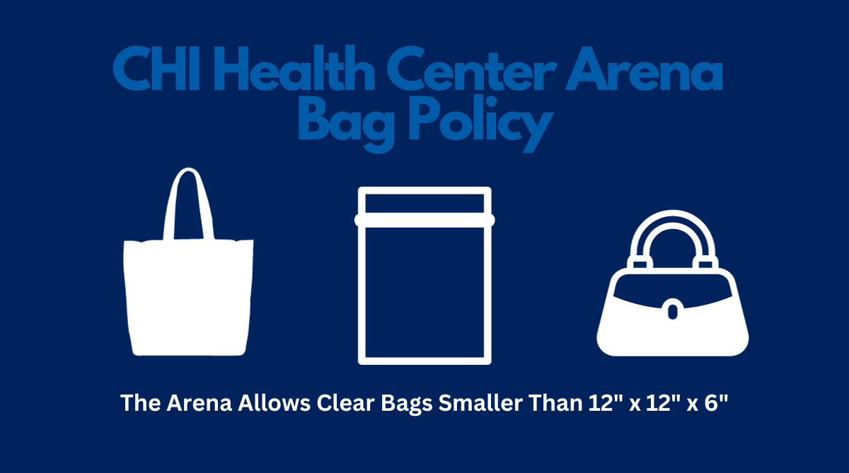 Chi Health Center Bag Policy