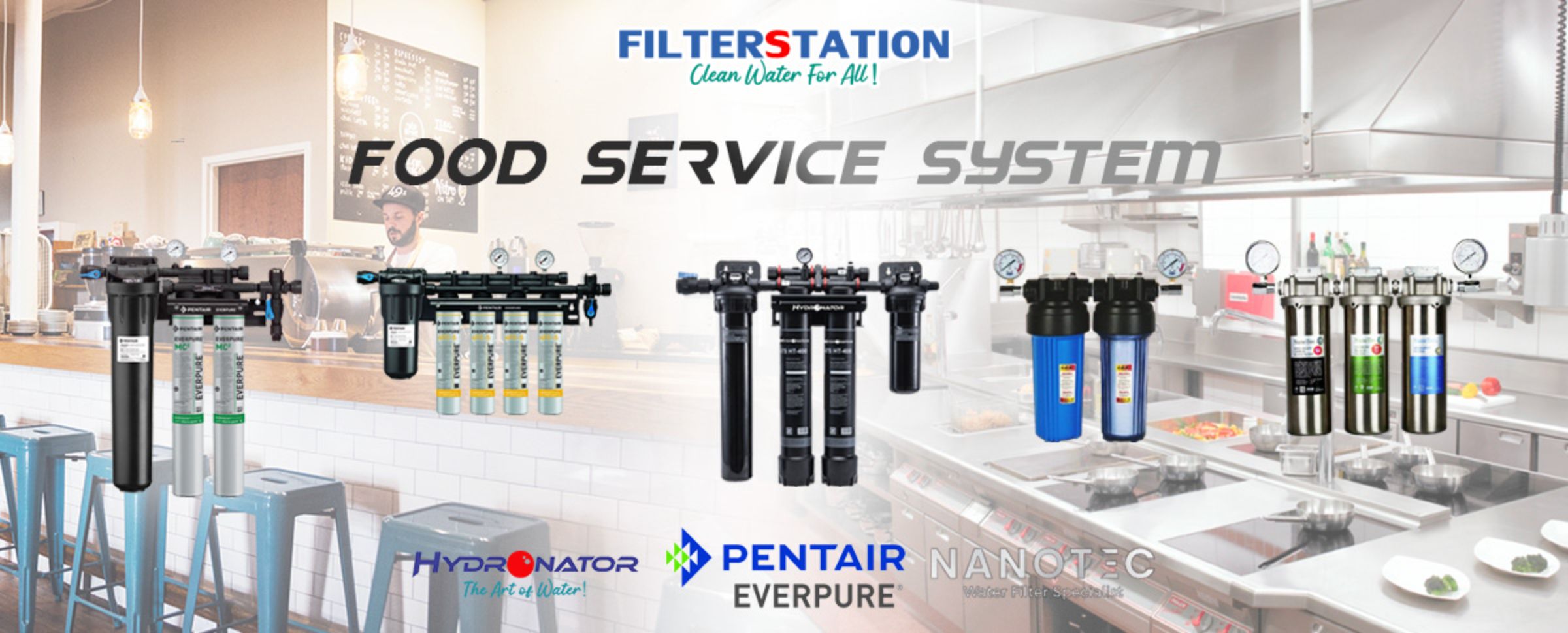 Commercial Food Service Water Filtration Applications