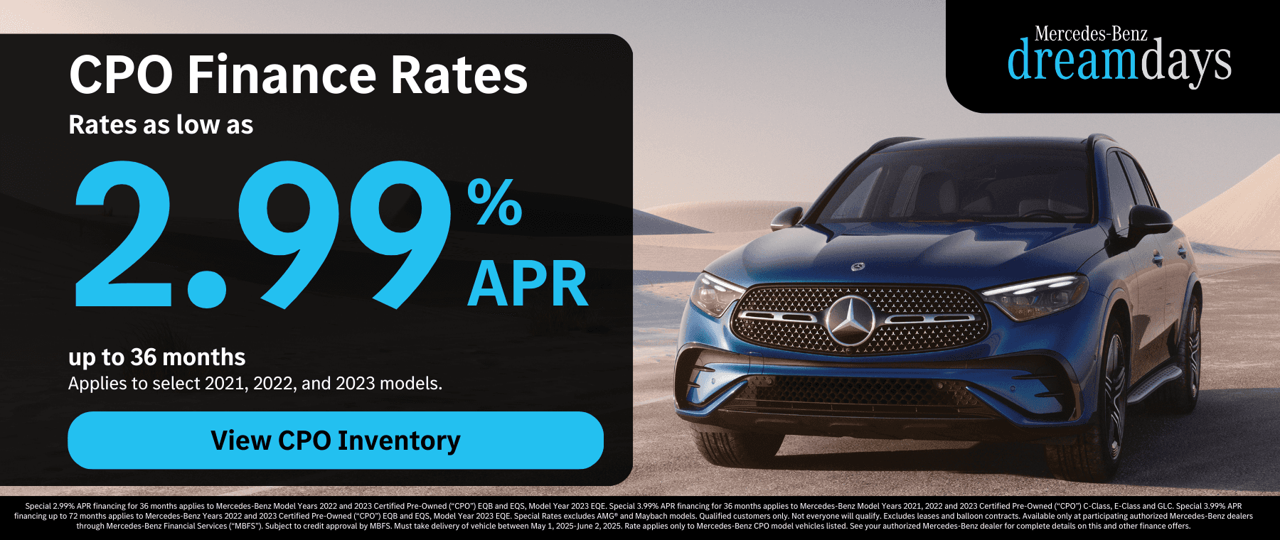 Mercedes Benz Cpo Finance Rates