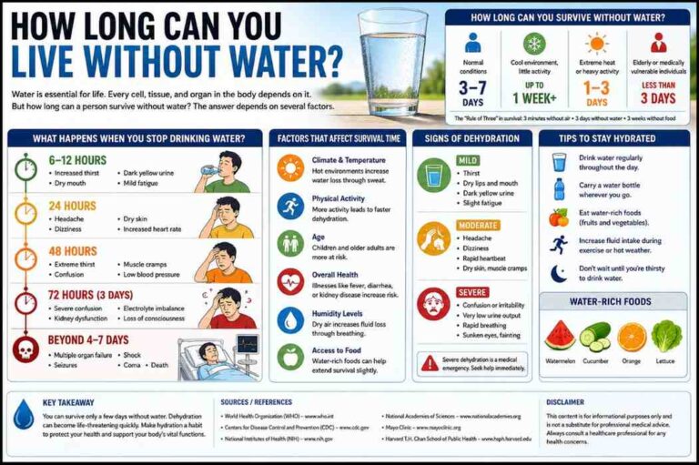 How Many Days Can a Man Live Without Water