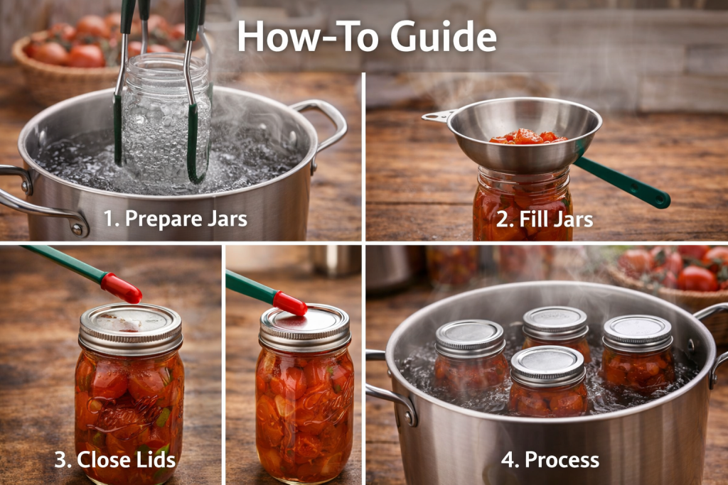 How to Prepare Lids for Canning