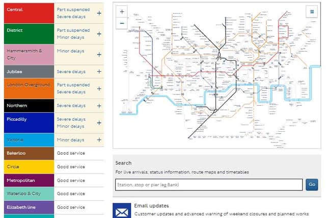 Tfl Is Experiencing Severe Delays and Suspensions Across Multiple Lines.