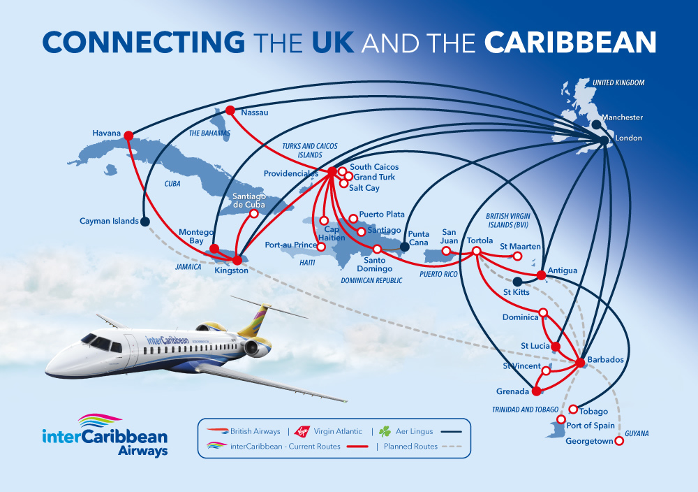 How Far Is the Caribbean from Uk