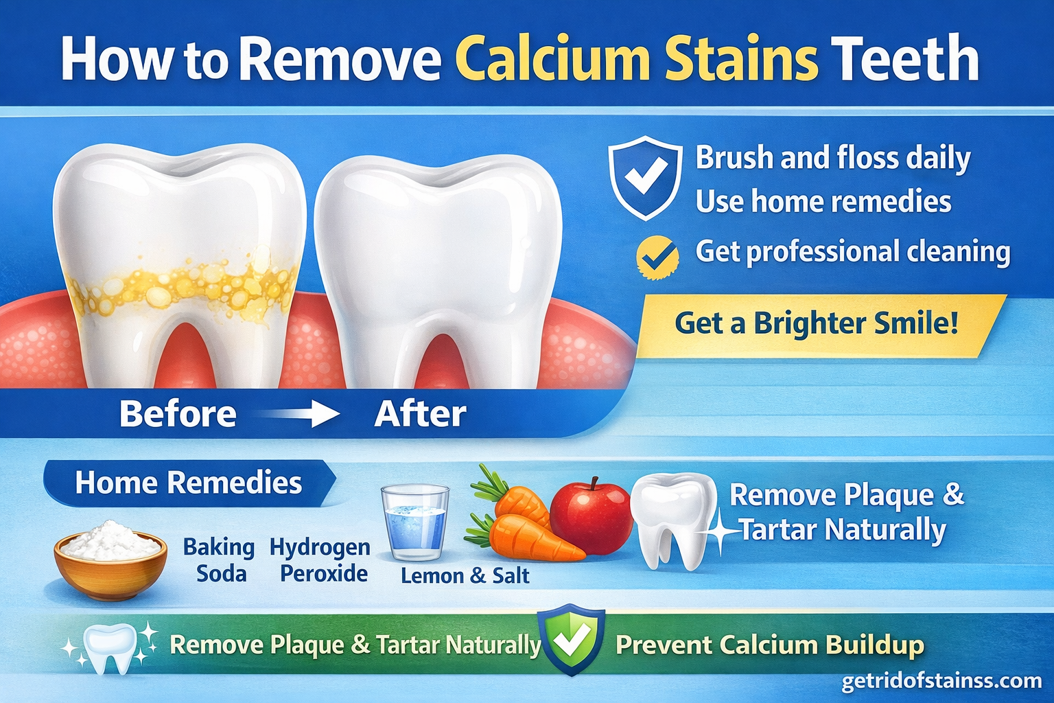 How to Get Rid of Calcium