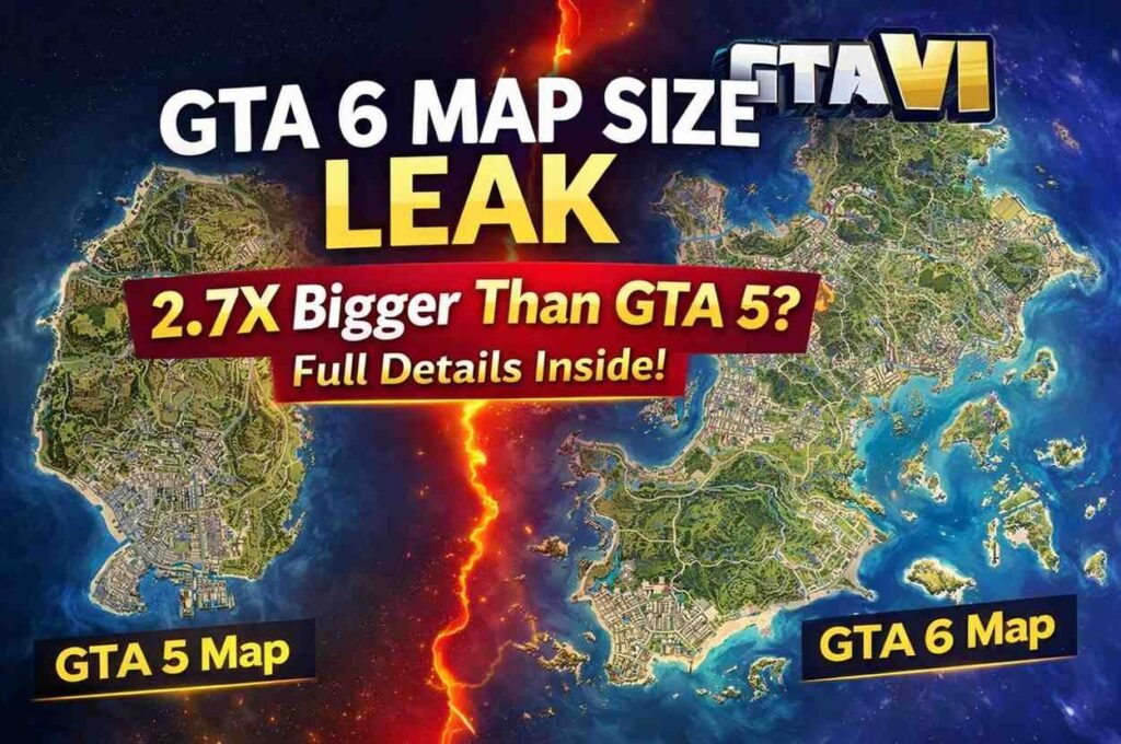 Gta 6 Map Leak Shows Leonida State 1.7 to 2 Times Bigger Than Gta 5 Map