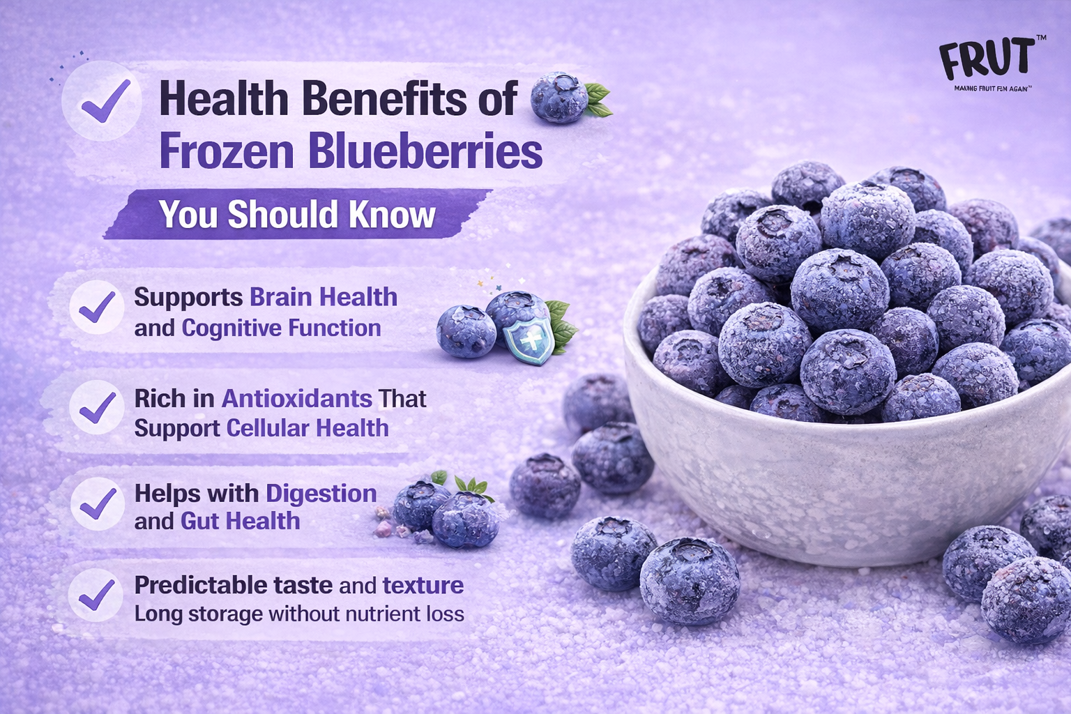 Benefits of Frozen Blueberries