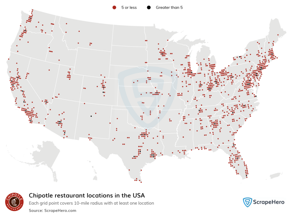 Which City Does Not Have Chipotle Paris Dubai Montreal