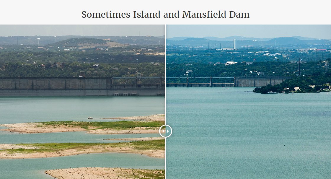 Lake Travis Water Level Before and After