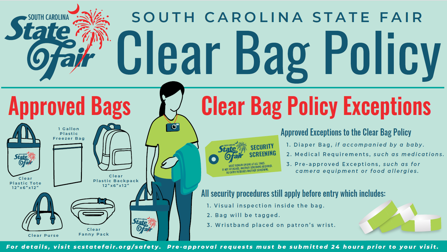 State Fair Classic Bag Policy