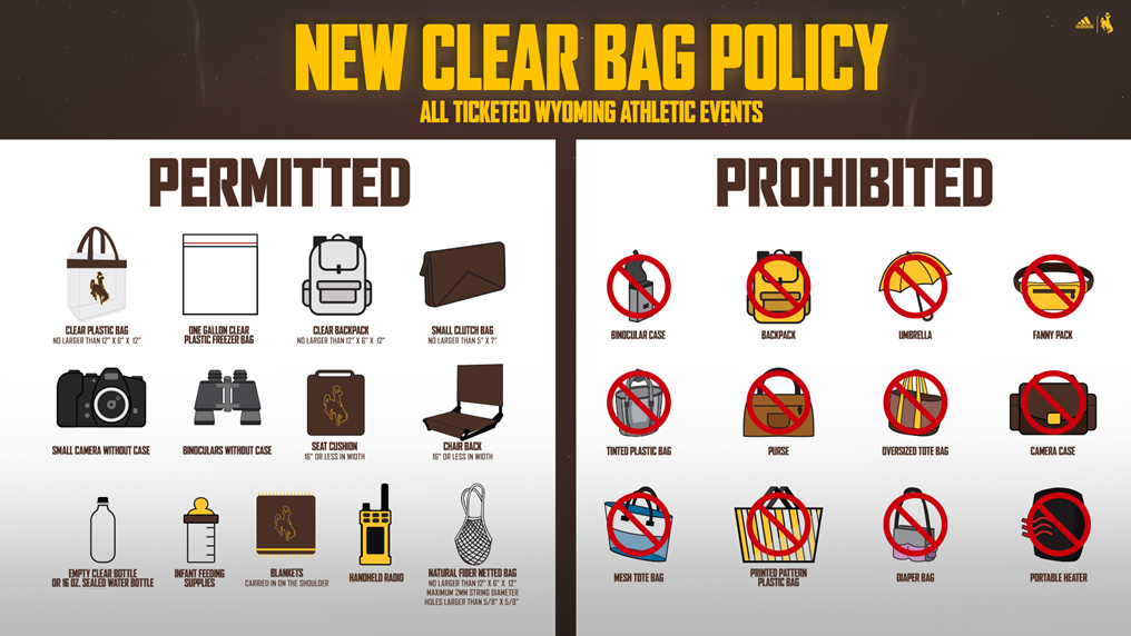 Uw Football Game Bag Policy