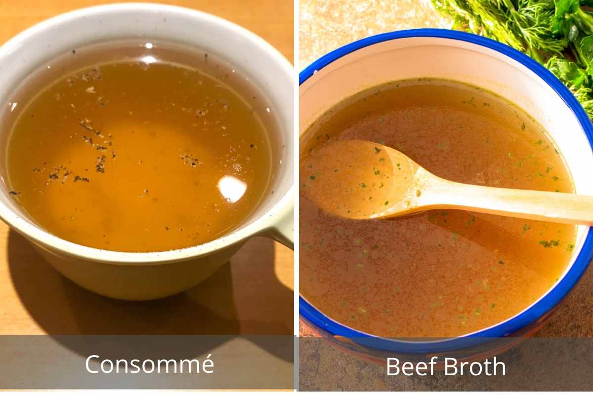 Beef Stock vs Beef Consomme