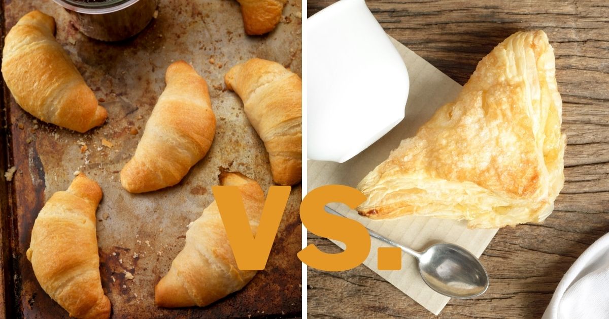 Puff Pastry vs Crescent Rolls