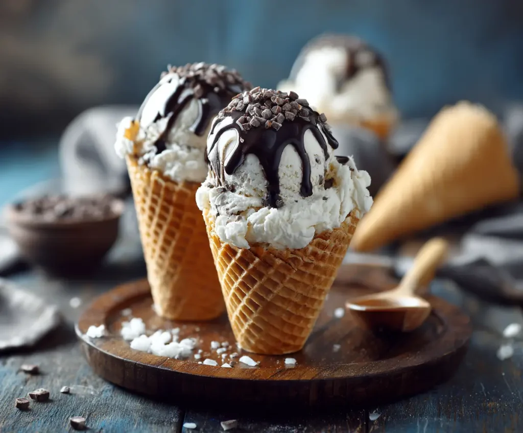 Homemade Ice Cream Cone Without Machine