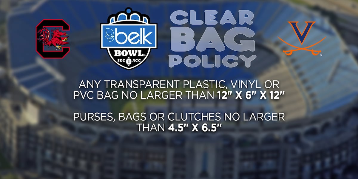 Belk Bowl 2019 Bag Policy