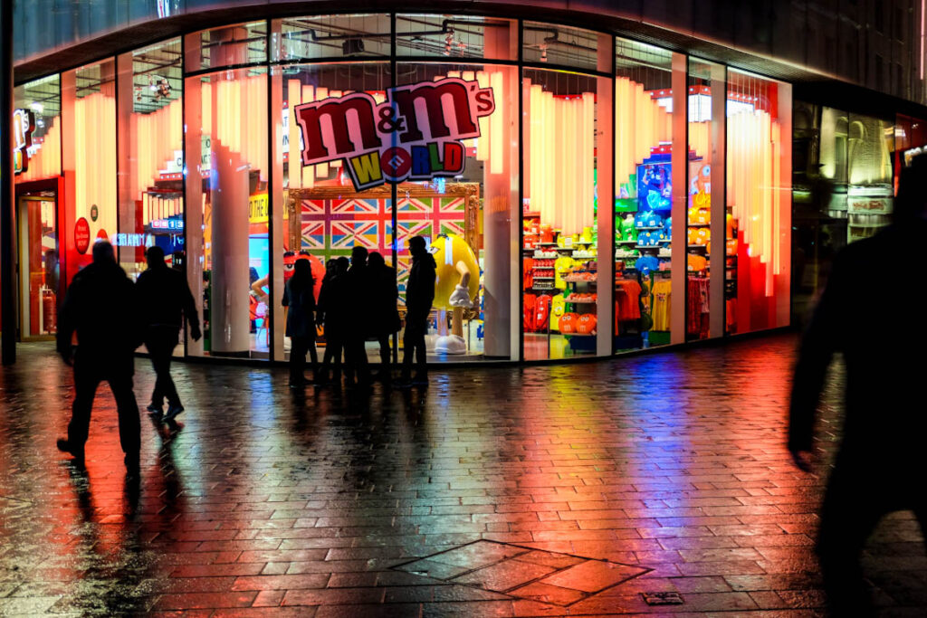M and M Shop Leicester Square