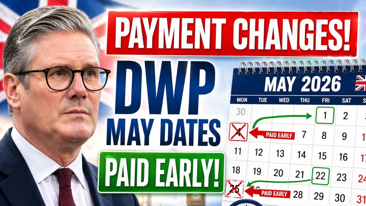 Dwp May 2026 Bank Holiday Payments