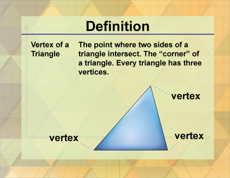 Vertex Means in Maths